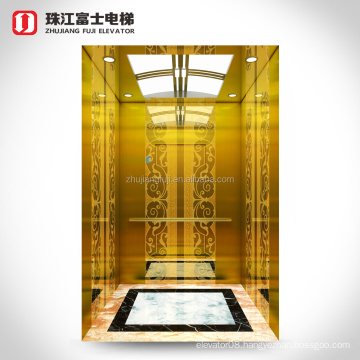 Small Machine Room Homemade Elevators Stainless Steel AC Lift Residential Home-use Fuji Elevator China